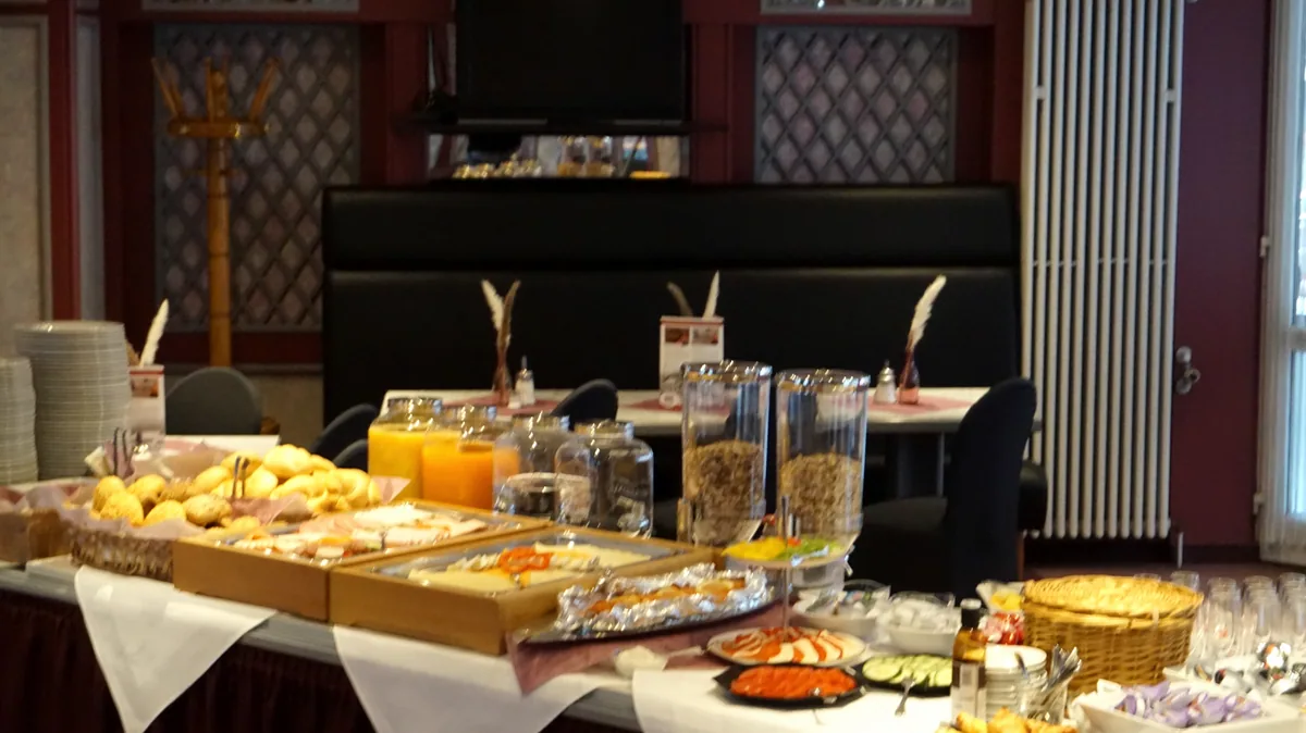 Fresh fruit at the breakfast buffet