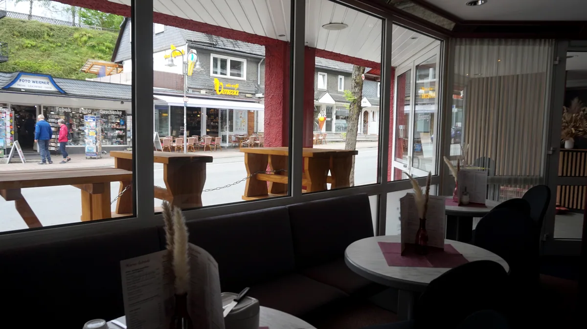 View from the breakfast room