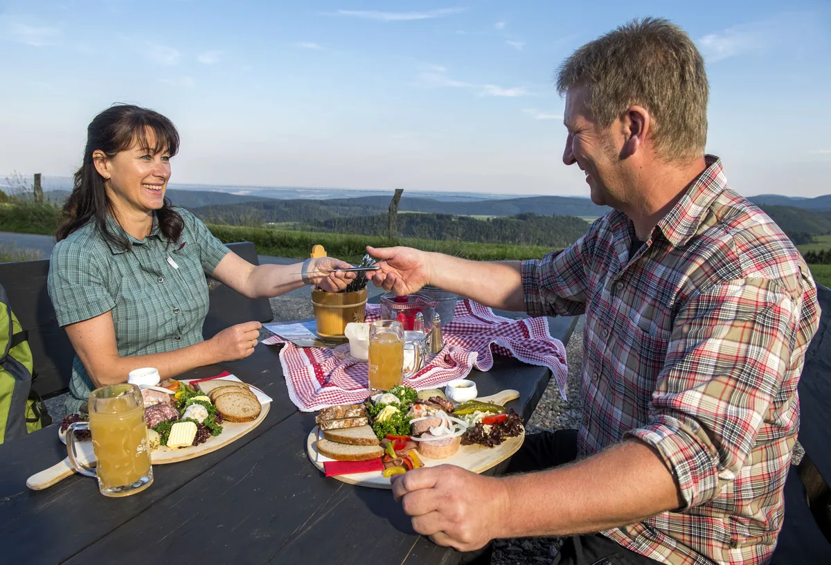Brotzeit unterwegs bei Willingen