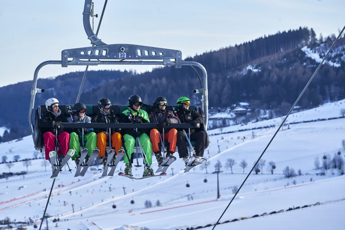 Sessellift im Skigebiet bei Willingen